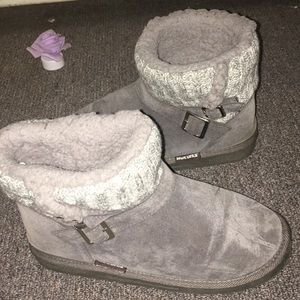 Grey Mukluks boots